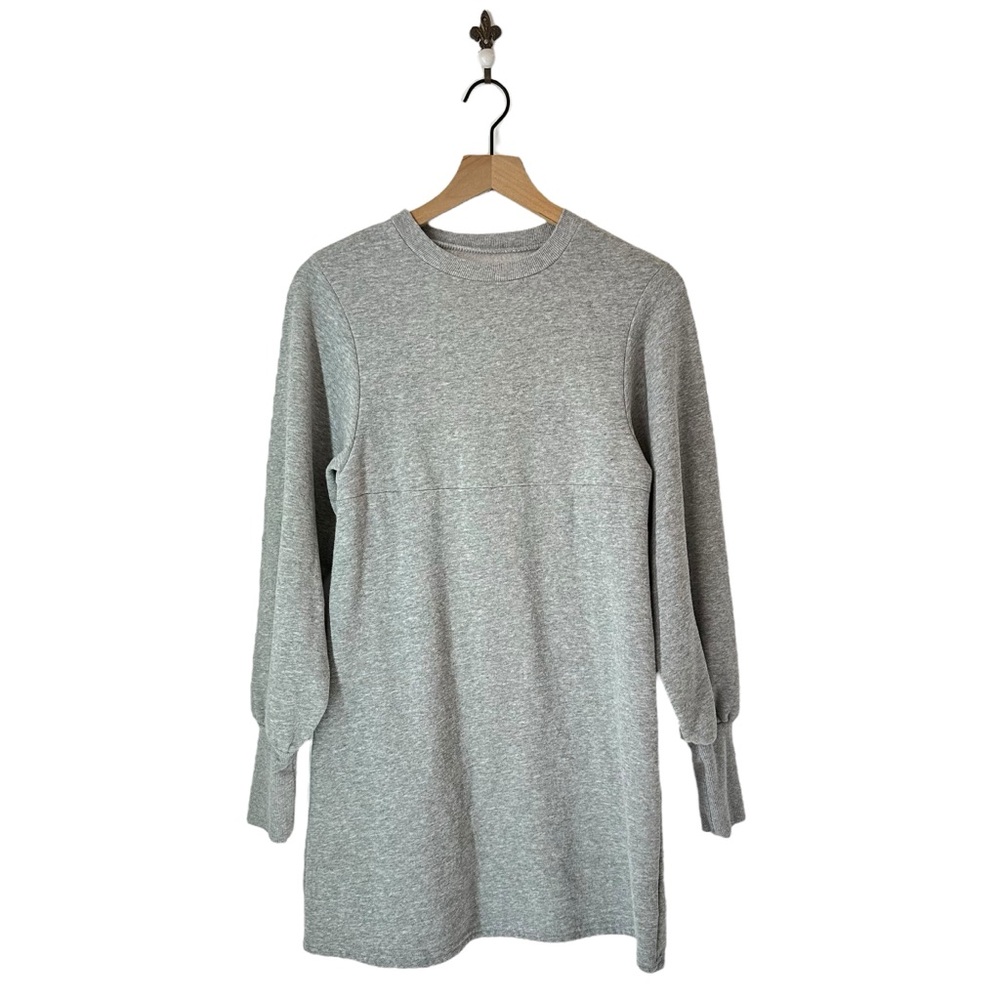 Urban Outfitters Alanna Crew-Neck Sweatshirt Dress XS Gray - Picture 2 of 10